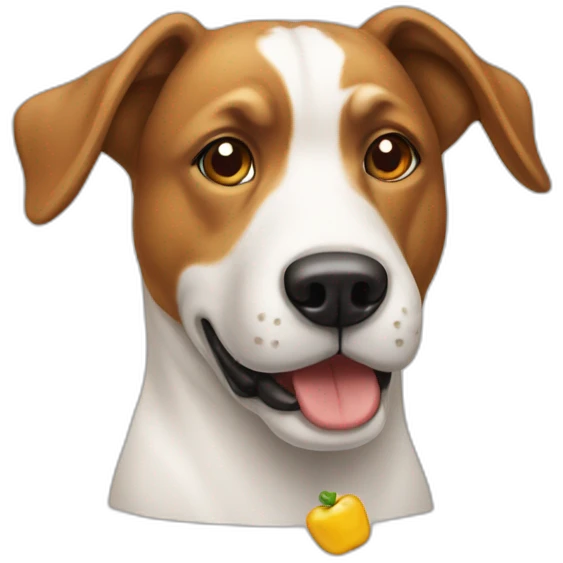 Un chien qui fait la cuisine emoji