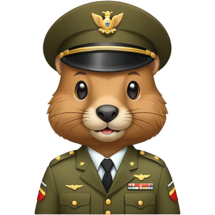Army beaver emoji