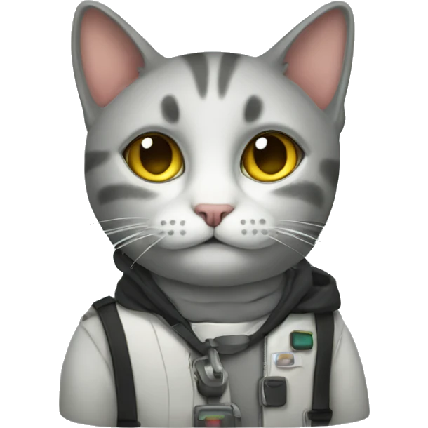 coder cat emoji