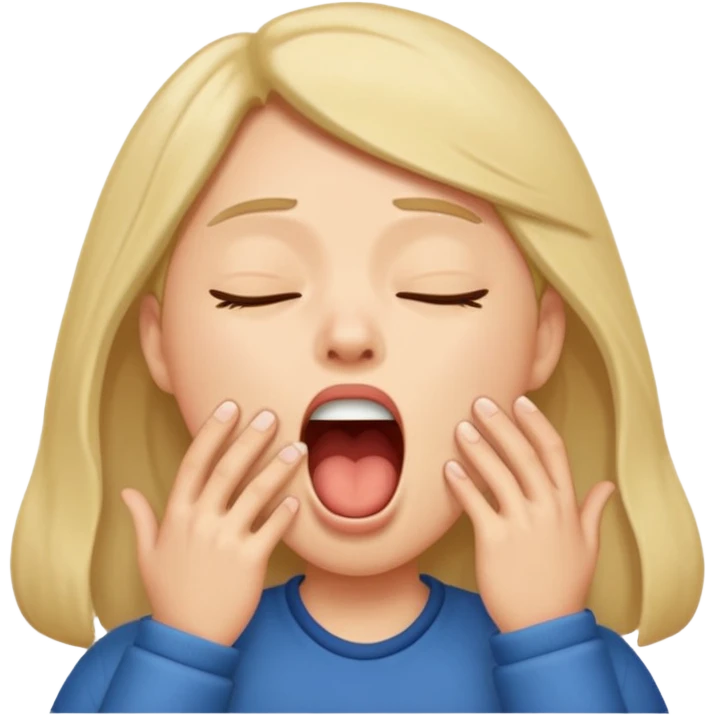 People Yawning without Hand emoji