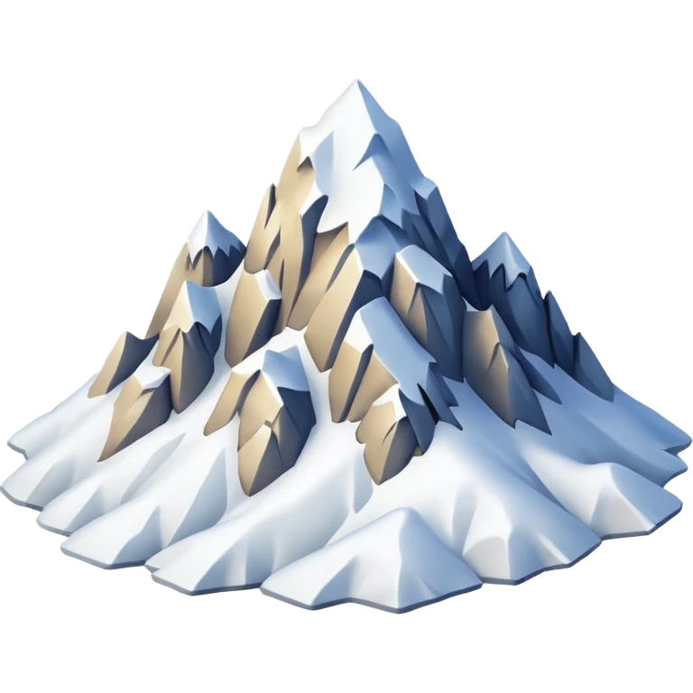 snowy mountain emoji