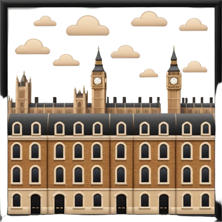 london in browns and beige not in a picture frame  emoji