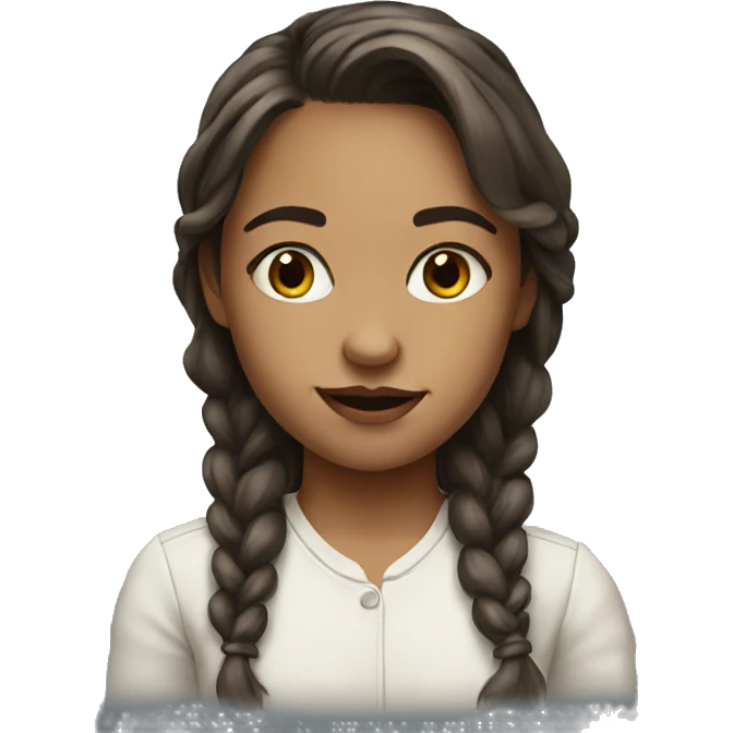 realistic portrait of a girl emoji