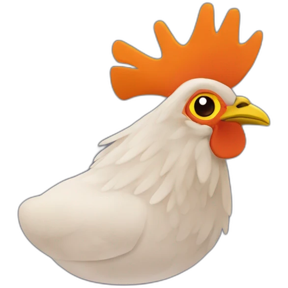Mamadou mange du poulet emoji