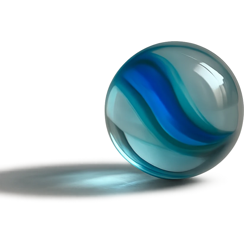 a marble rolling on a flat surface, shiny, dynamic motion, realistic lighting emoji