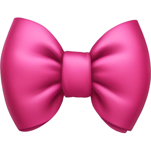 Cute bow emoji
