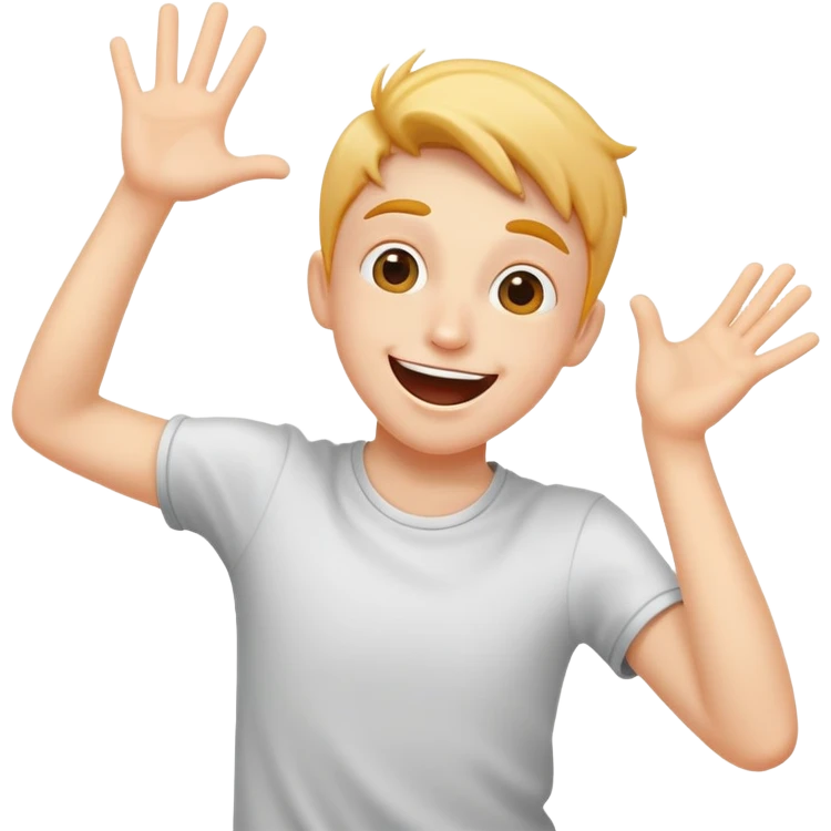 person doing a silly dance emoji
