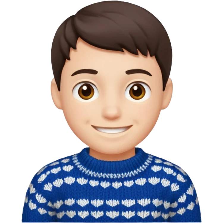 Knitted boy emoji