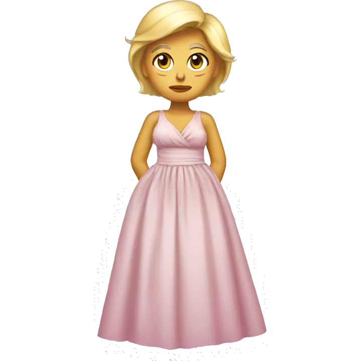 donald trump in a dress emoji