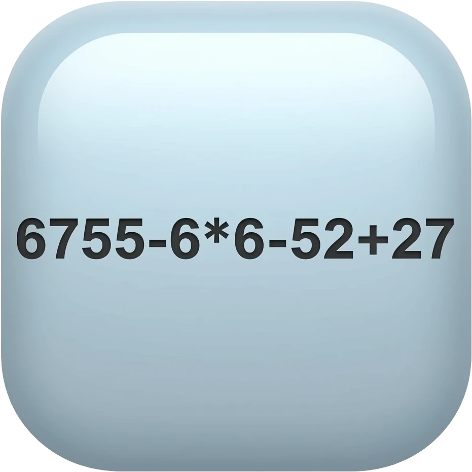 6755-6*6-52+27 emoji