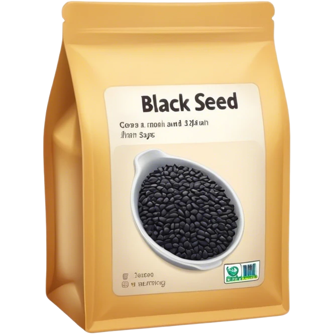 Black seeds package emoji