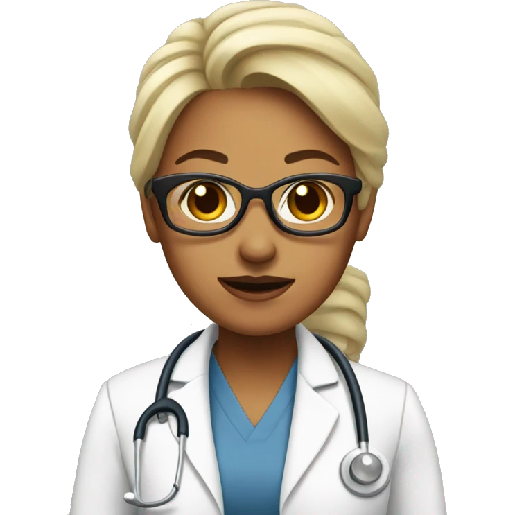 doctora piel clara emoji