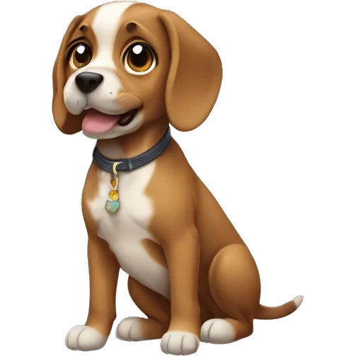 uma pata de cachorro  emoji
