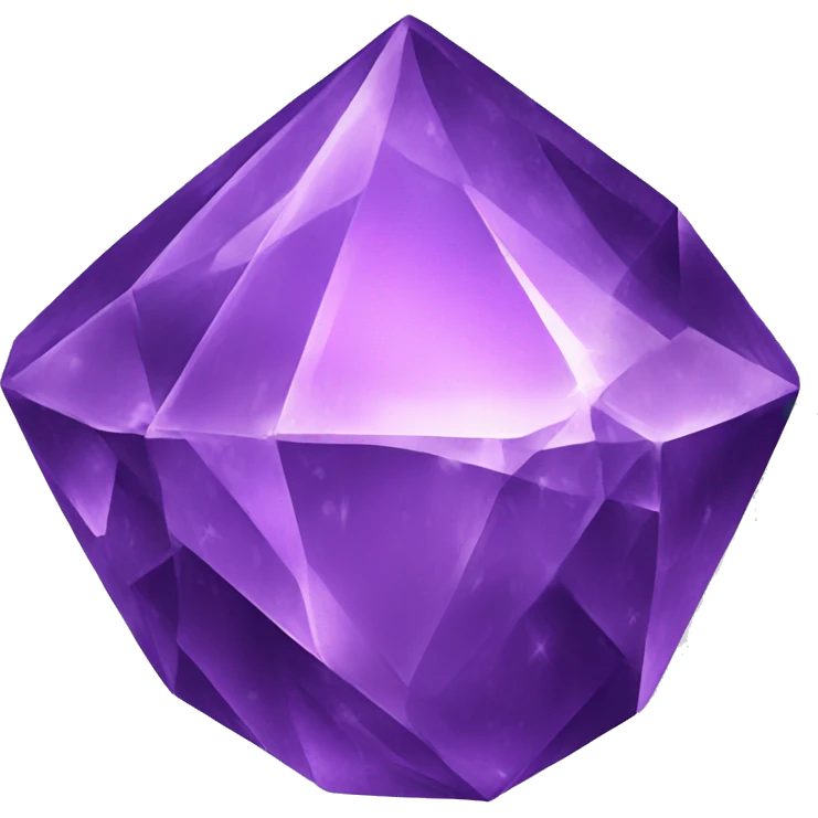 Purple crystal emoji