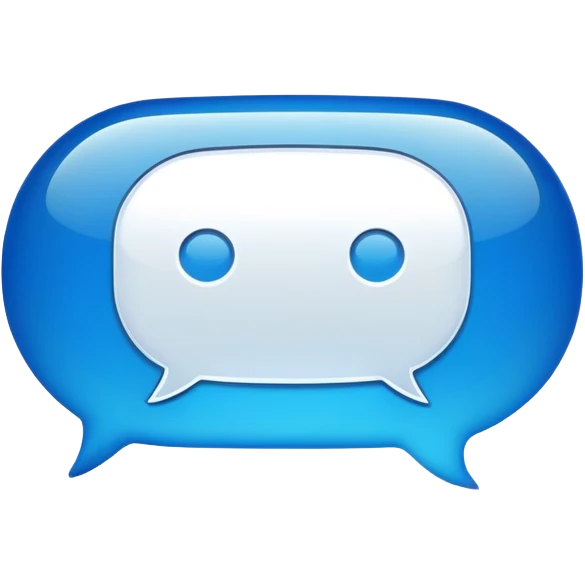 text message icon, message bubble emoji