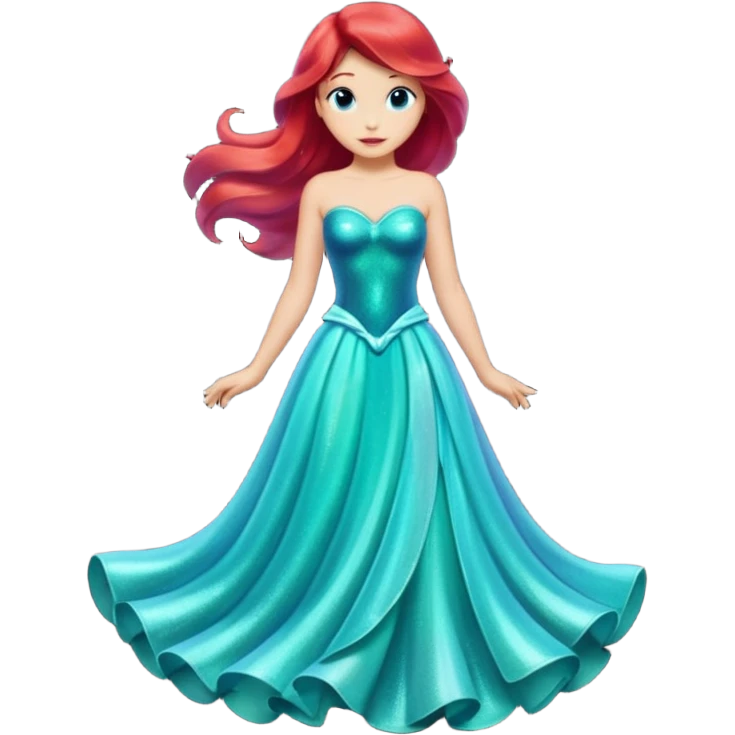 Ariel’s dress emoji