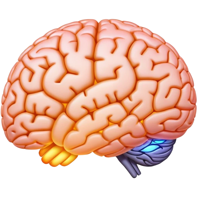 brain lights up emoji