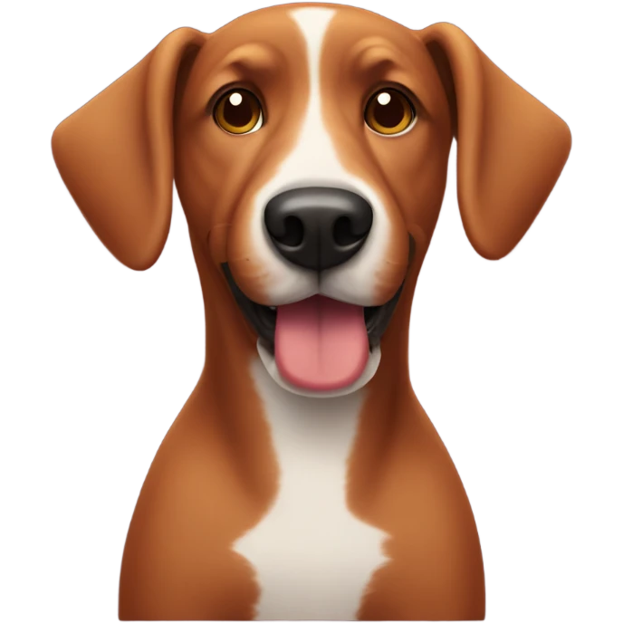 Red wine dog emoji