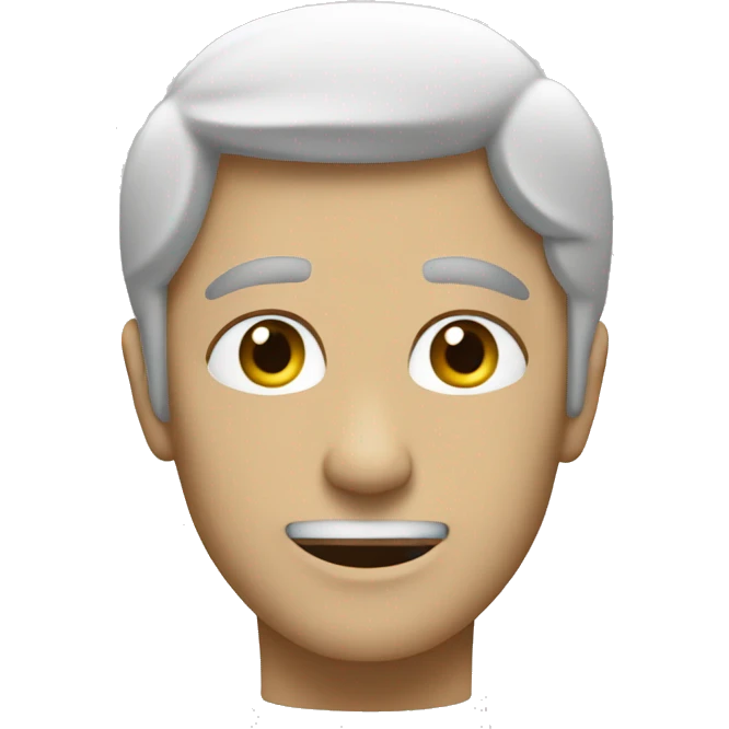 Replace all the parts of this image that are in color with white emoji