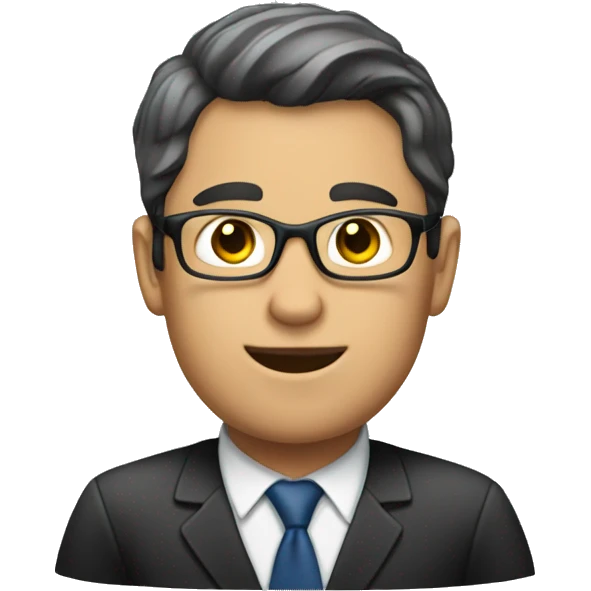 Male secretary at a desk emoji