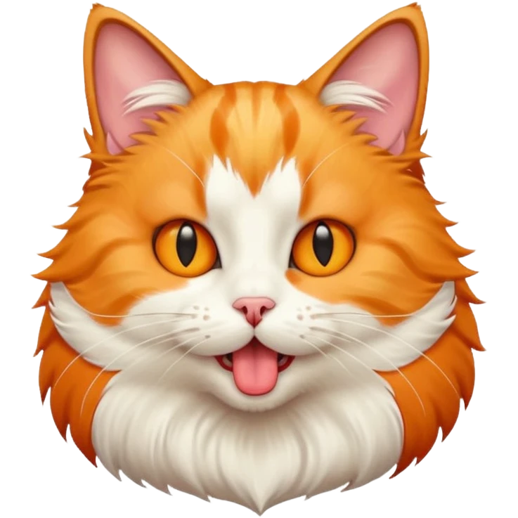 Cat sticking his tongue out  emoji
