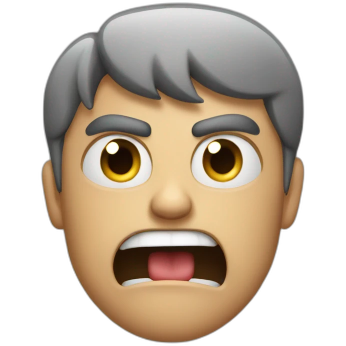 angry guy pointing at the camera emoji