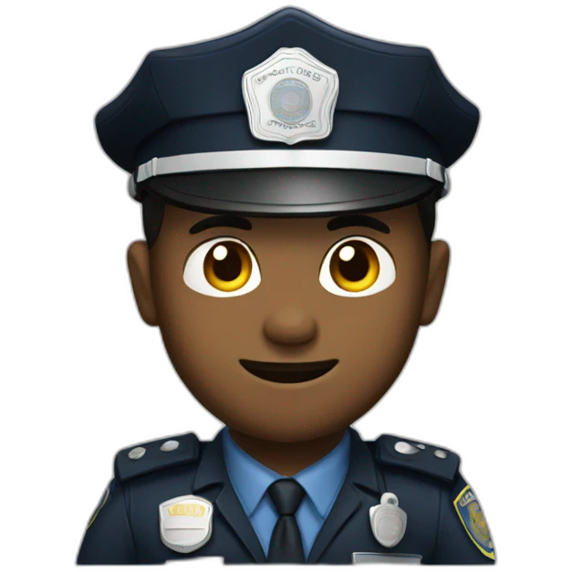 police man emoji