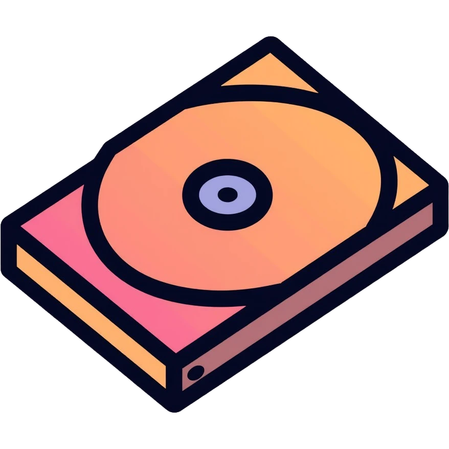 hard disk storage device emoji