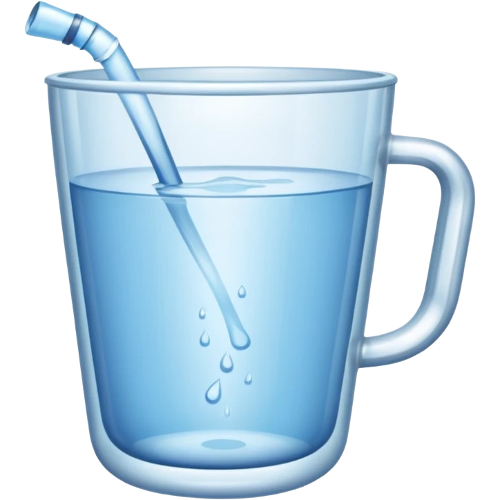 a cup of water emoji