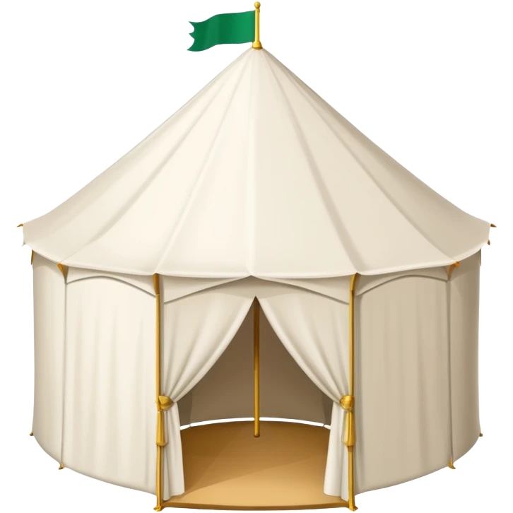 white tent like arafah the ones in saudi emoji