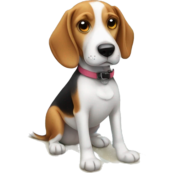 Beagle on a surfboard  emoji