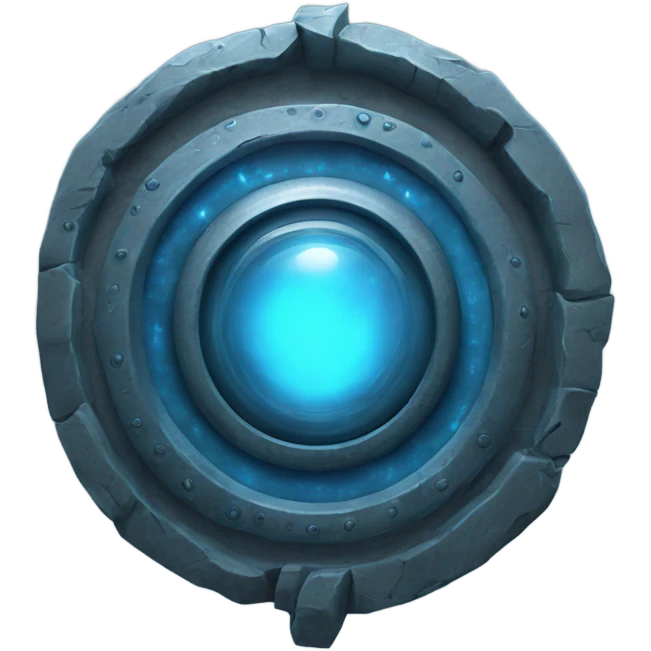 a flaSHING blue portal emoji