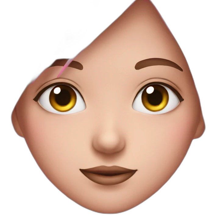 Eyes rolling pink girl emoji