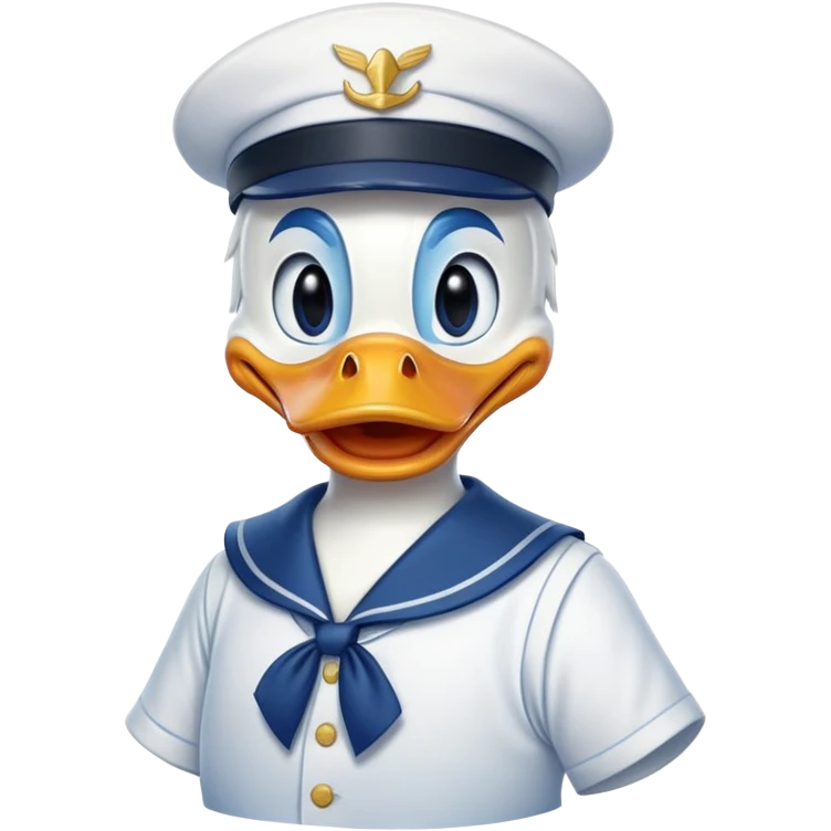 Donald Duck Disney style emoji