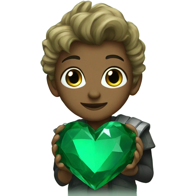 emerald heart emoji