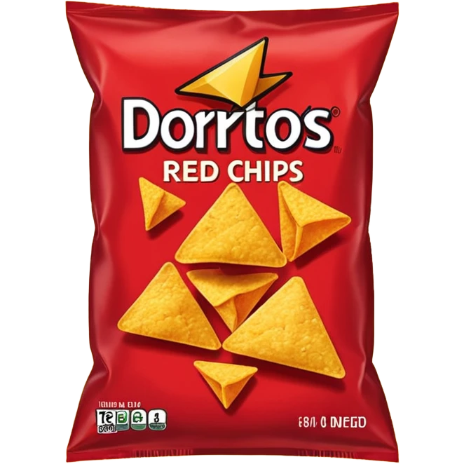 dorites red chips bag
 emoji