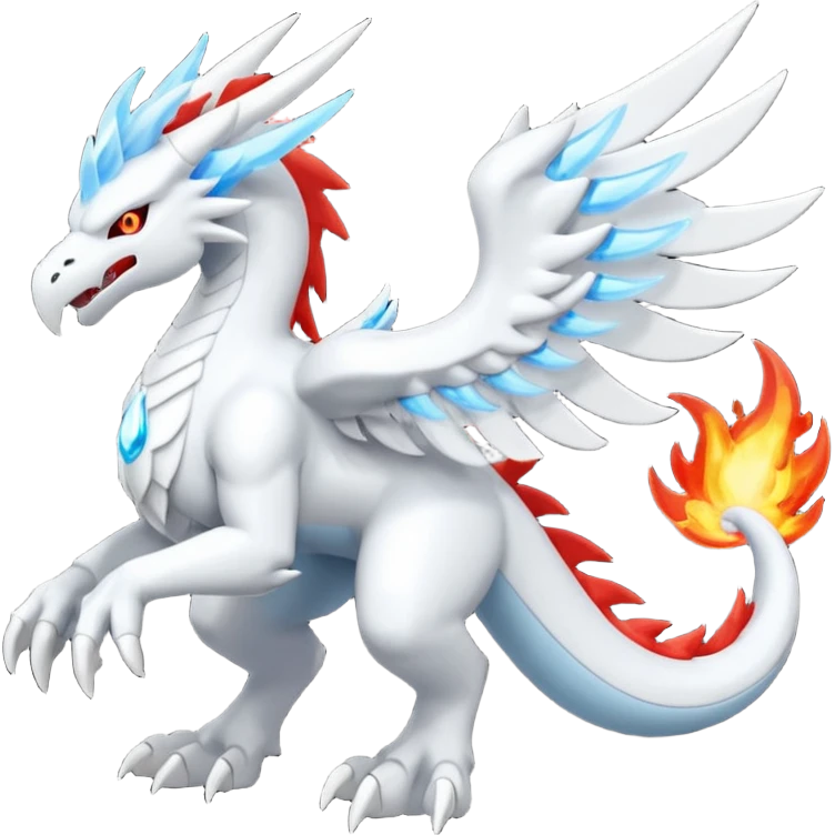 Kyurem-Reshiram-fusion (full body) emoji