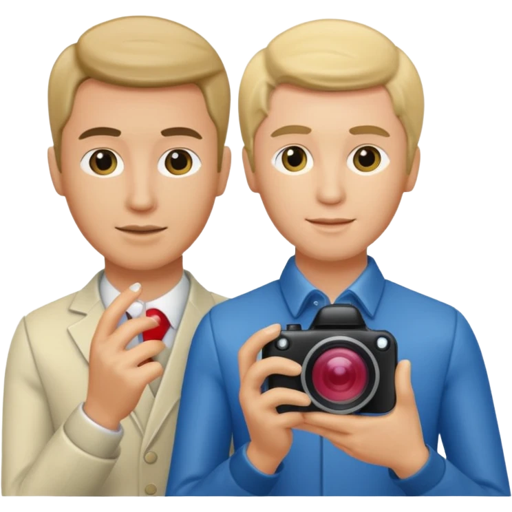 take photos with the wax figures emoji