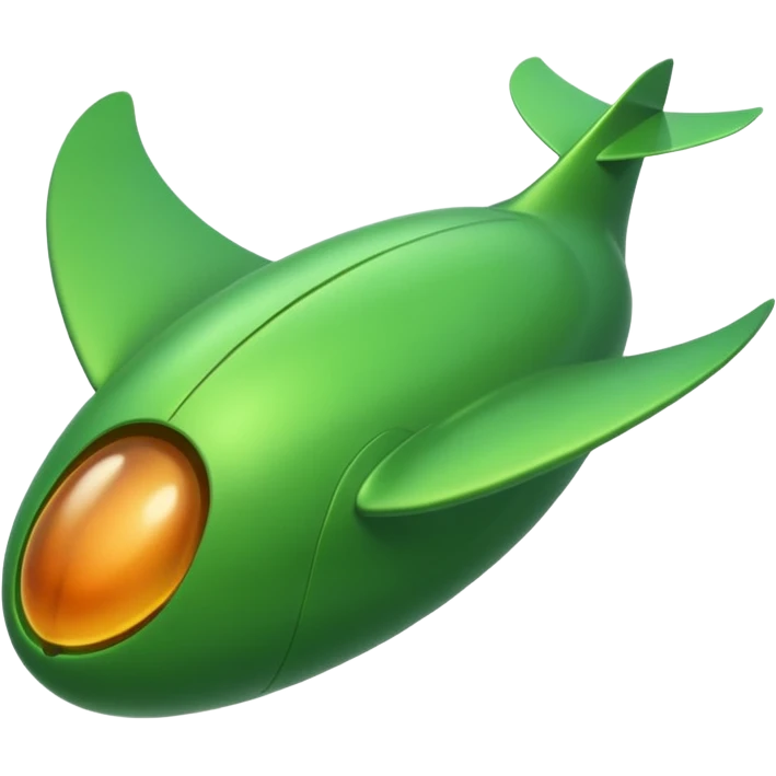 Create a bean that is flying emoji