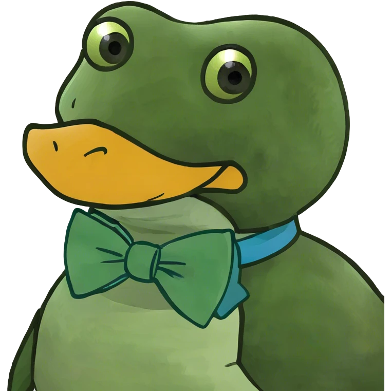 Stuffed animal duck  emoji