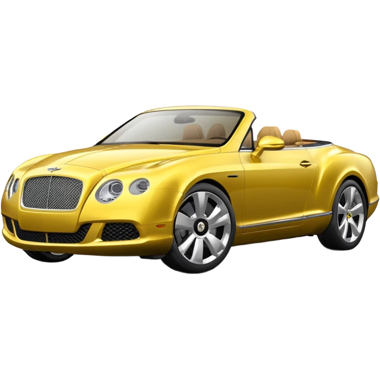 Yellow Bentley emoji