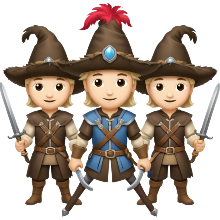 3 musketeers emoji