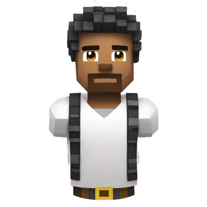 person thinking minecraft emoji