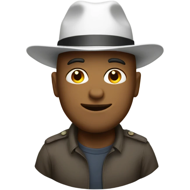 White hat emoji