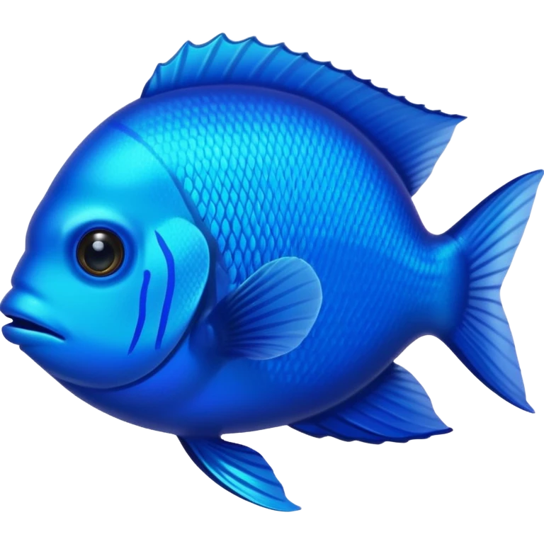 Blue damselfish emoji