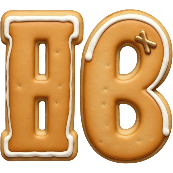 letter cookies emoji