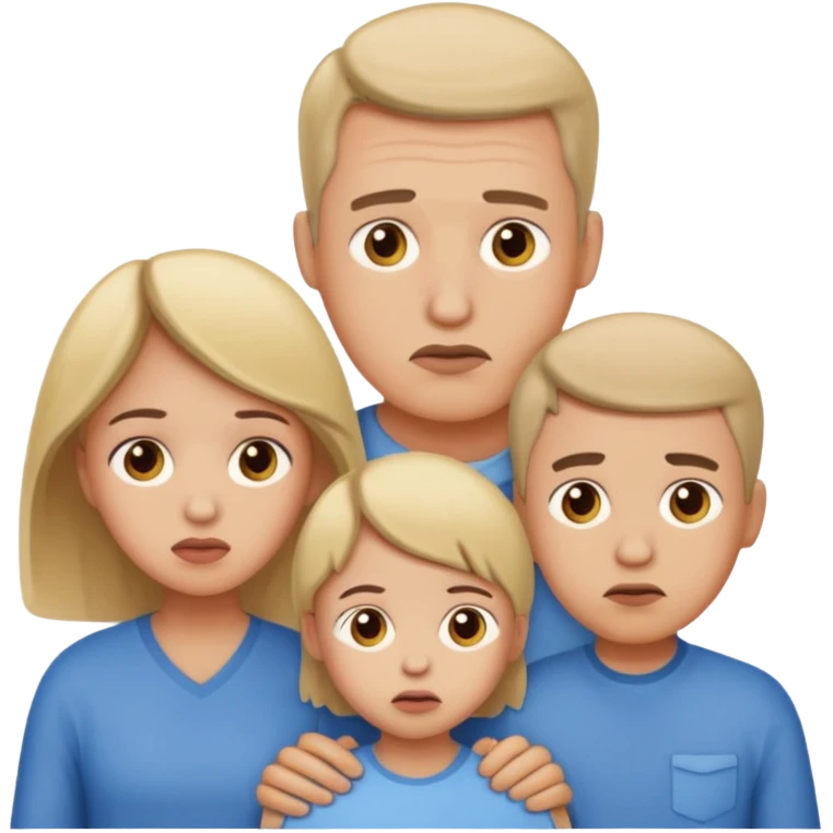 Family fear take precaution emoji