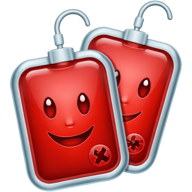 blood pack emoji