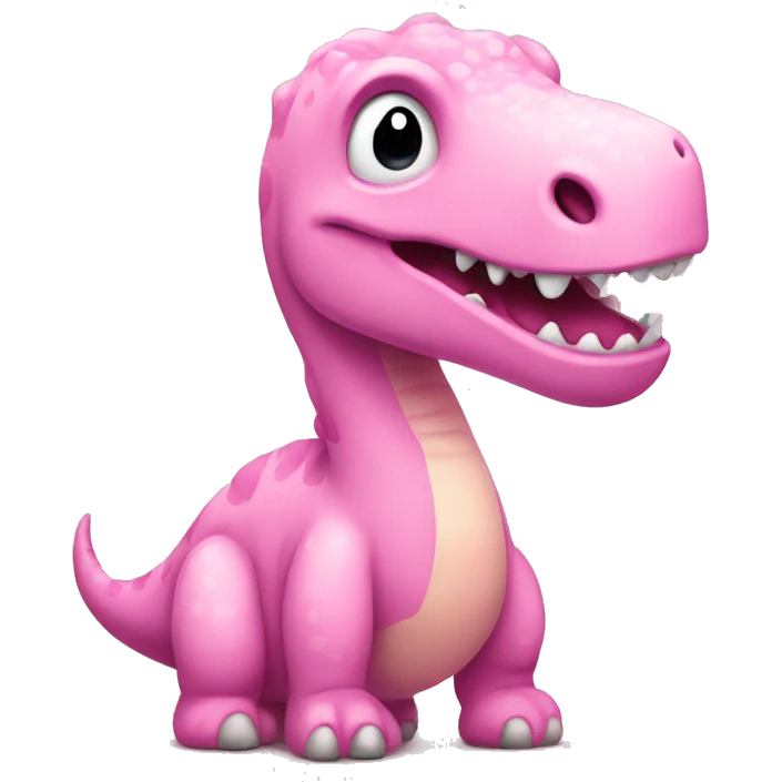 pastel pink dinosaur  emoji