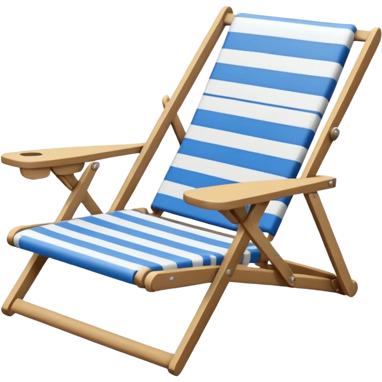 summer-themed emoji of a beach chair emoji